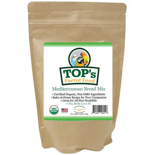 TOP'S PARROT FOOD TOP's Premium Birdie Bread MIx Mediterranean  Mix 19.5 oz.
