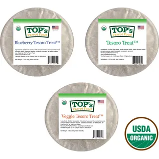 TOP'S PARROT FOOD Top's Tesoro Treat Organic Blueberry 1.5oz