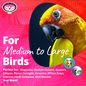 SUPER BIRD CREATIONS Super Bird Creations SB-126 Fold Away Shower Perch 9.5 x 11 x 8 inches