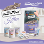 FUSSIE CAT Fussie Cat Market Fresh Kitten Recipe Chicken with Goat Milk Dry Cat Food, 3.5-lb bag