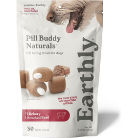 Earthly Pet EARTHLY  PILL BUDDY NATURALS  HICKORY SMOKED BEEF- 30 COUNT