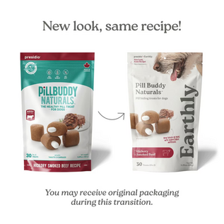 Earthly Pet EARTHLY  PILL BUDDY NATURALS  HICKORY SMOKED BEEF- 30 COUNT