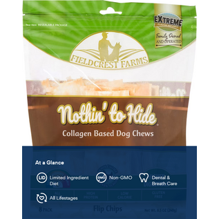 FIELDCREST FARMS NOTHIN  TO HIDE RAWHIDE ALTERNATIVE FLIP CHIPS
