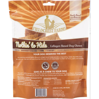 FIELDCREST FARMS Nothin' To Hide Flip Chips Peanut Butter Flavor Dog Chews, 8 count
