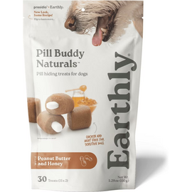 Earthly Pet EARTHLY PILL BUDDY NATURAL PEANUT BUTTER & HONEY - 30 COUNT