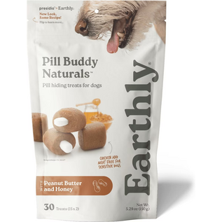 Earthly Pet EARTHLY DOG PILL BUDDY NATURAL PEANUT BUTTER & HONEY - 30 COUNT