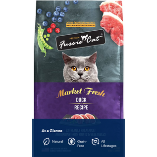 FUSSIE CAT Fussie Cat Market Fresh Duck Meal Recipe Grain-Free Dry Cat Food, 3.5-lb bag