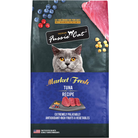 FUSSIE CAT Fussie Cat Market Fresh Tuna Recipe Grain-Free Dry Cat Food, 3.5-lb bag