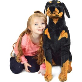 VIHART TigerHart Robbie The Rottweiler - 27 Inch Tall Stuffed Animal Plush Dog