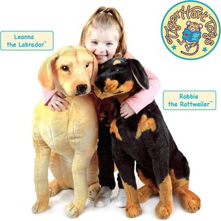 VIHART TigerHart Robbie The Rottweiler - 27 Inch Tall Stuffed Animal Plush Dog