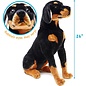 VIHART TigerHart Robbie The Rottweiler - 27 Inch Tall Stuffed Animal Plush Dog