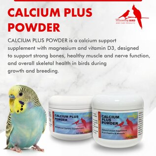 Morning Bird Calcium Plus Powder for Birds 2 oz