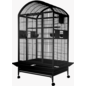 A&E CAGE COMPANY AE 9003628 Black/Silver Dome Top 36"W x 28"D x 65"H Bird Cage With New Locks