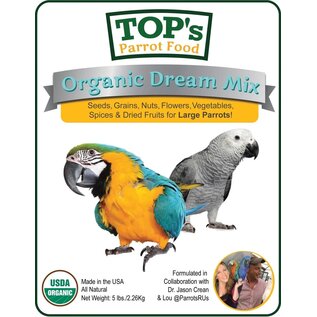TOP'S PARROT FOOD TOP's Dream Mix  Large Bird 5LB