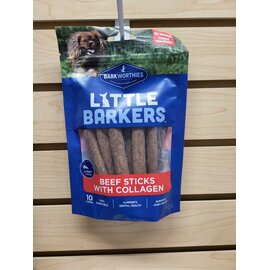 BARKWORTHIES BARKWORTHIES DOG LIL BARKER BEEF STICKS  10PK