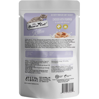 FUSSIE CAT Fussie Cat Kitten Chicken Flavored with Pumpkin in Goat Milk Wet Cat Food, 1.5-oz pouch