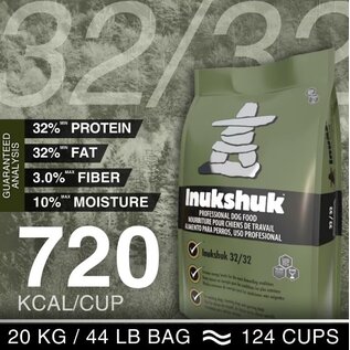 INUKSHUK PROFESSIONAL DOG FOOD Inukshuk Professional Dog Food Pro 32/32 High Energy Dog Food, 44-Pound Bag