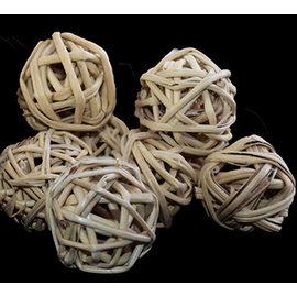 SUPER BIRD CREATIONS Super Bird Natural Vine Balls - 2 CM -N-VINE-BALL-02 Each