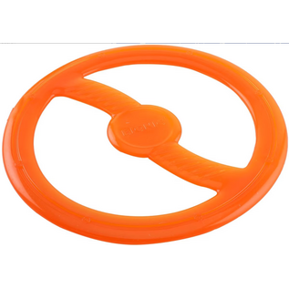 Bionic Toss-N-Tug Tough Dog Fetch Toy Orange Large 9-in