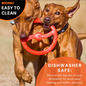 Bionic Toss-N-Tug Tough Dog Fetch Toy Orange Large 9-in