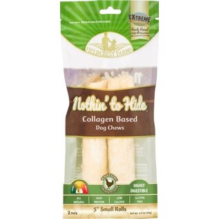 FIELDCREST FARMS Fieldcrest Farms Nothin' To Hide Small Roll 5-inch Chicken Flavor Dog Chews, 2 pack