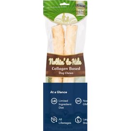 FIELDCREST FARMS Fieldcrest Farms Nothin' To Hide Large Roll 10-inch Chicken Flavor Dog Chews, 2 pack