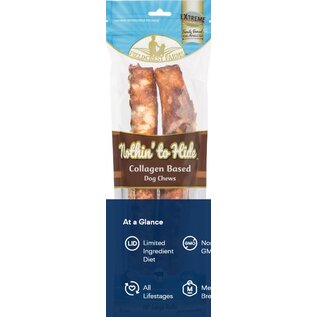FIELDCREST FARMS Fieldcrest Farms Nothin' To Hide Large Roll 10-inch Beef Flavor Dog Chews, 2 pack