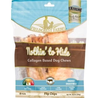 FIELDCREST FARMS Fieldcrest Farms Nothin' To Hide Flip Chips Beef Flavor Dog Chews 8 pack