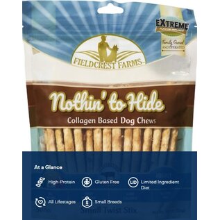 FIELDCREST FARMS Fieldcrest Farms Nothin' To Hide Small Twist Stix Beef Flavor Dog Chews 50 pack