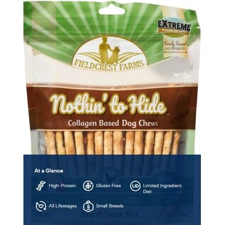 FIELDCREST FARMS Fieldcrest Farms Nothin' To Hide Small Twist Stix  Chicken Flavor Dog Chews 50 pack