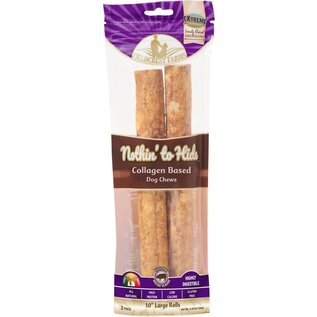 FIELDCREST FARMS Fieldcrest Farms Nothin' To Hide Large Roll 10-inch Bacon Flavor Dog Chews, 2 pack