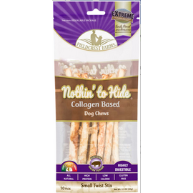 FIELDCREST FARMS Fieldcrest Farms Nothin' To Hide Small Twist Stix Bacon Flavor Dog Chews 10 pack