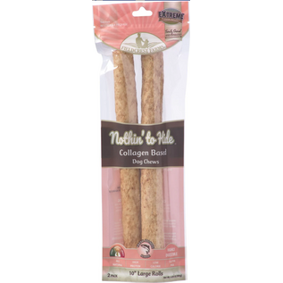 FIELDCREST FARMS Fieldcrest Farms Nothin' To Hide Large Roll 10-inch Salmon Flavor Dog Chews, 2 pack