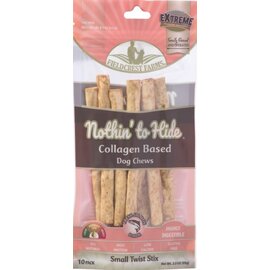 FIELDCREST FARMS Fieldcrest Farms Nothin' To Hide Small Twist Stix  Salmon Flavor Dog Chews 10 pack