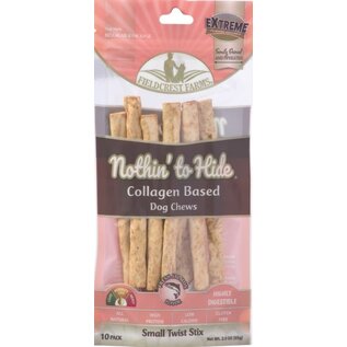 FIELDCREST FARMS Fieldcrest Farms Nothin' To Hide Small Twist Stix  Salmon Flavor Dog Chews 10 pack
