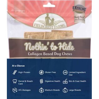 FIELDCREST FARMS Fieldcrest Farms Nothin' To Hide Flip Chips Salmon Flavor Dog Chews 8 pack