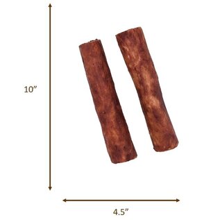 FIELDCREST FARMS Fieldcrest Farms Nothin' To Hide Small Roll 5-inch Bully Flavor Dog Chews 2 pack