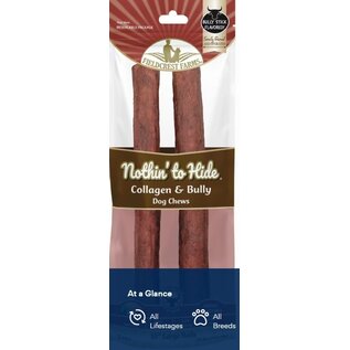 FIELDCREST FARMS Fieldcrest Farms Nothin' To Hide Large Roll 10-inch Bully Flavor Dog Chews, 2 pack