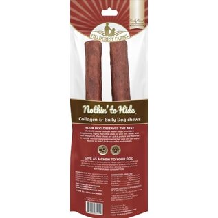 FIELDCREST FARMS Fieldcrest Farms Nothin' To Hide Large Roll 10-inch Bully Flavor Dog Chews, 2 pack