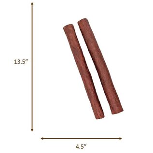 FIELDCREST FARMS Fieldcrest Farms Nothin' To Hide Large Roll 10-inch Bully Flavor Dog Chews, 2 pack