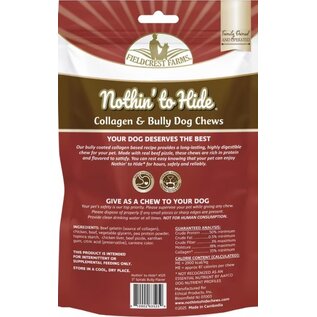 FIELDCREST FARMS Fieldcrest Farms Nothin' To Hide Spirals 5-inch Bully Dog Chews 3 pack