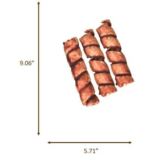 FIELDCREST FARMS Fieldcrest Farms Nothin' To Hide Spirals 5-inch Bully Dog Chews 3 pack