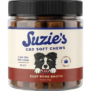 SUZIES'S CBD SUZIE'S CBD 8MG BONES FOR BIG DOGS PUMPKIN 25 count