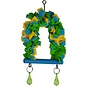 A&E CAGE COMPANY Happy Beaks Large Size Hanging Fleece Bird Toy