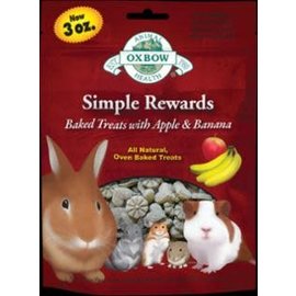 OXBOW Oxbow Simple Rewards - Baked Treats with Apple & Banana 3oz