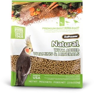 ZUPREEM ZUPREEM NATURAL DIET MEDIUM BIRD FOOD 2.5 lb.