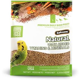 ZUPREEM NATURAL DIET SMALL BIRD FOOD 2.25LB.