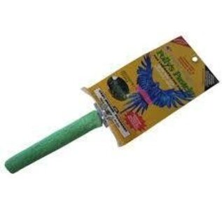 POLLY'S PASTEL CEMENT PERCH BABY MED-4" (assorted colors)