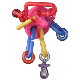 SUPER BIRD CREATIONS UFO Bird Foot Toy Medium 4" x 1-1/2"