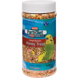Kaytee Forti-Diet Pro Health Parakeet Orange Blossom Honey Jar 10oz